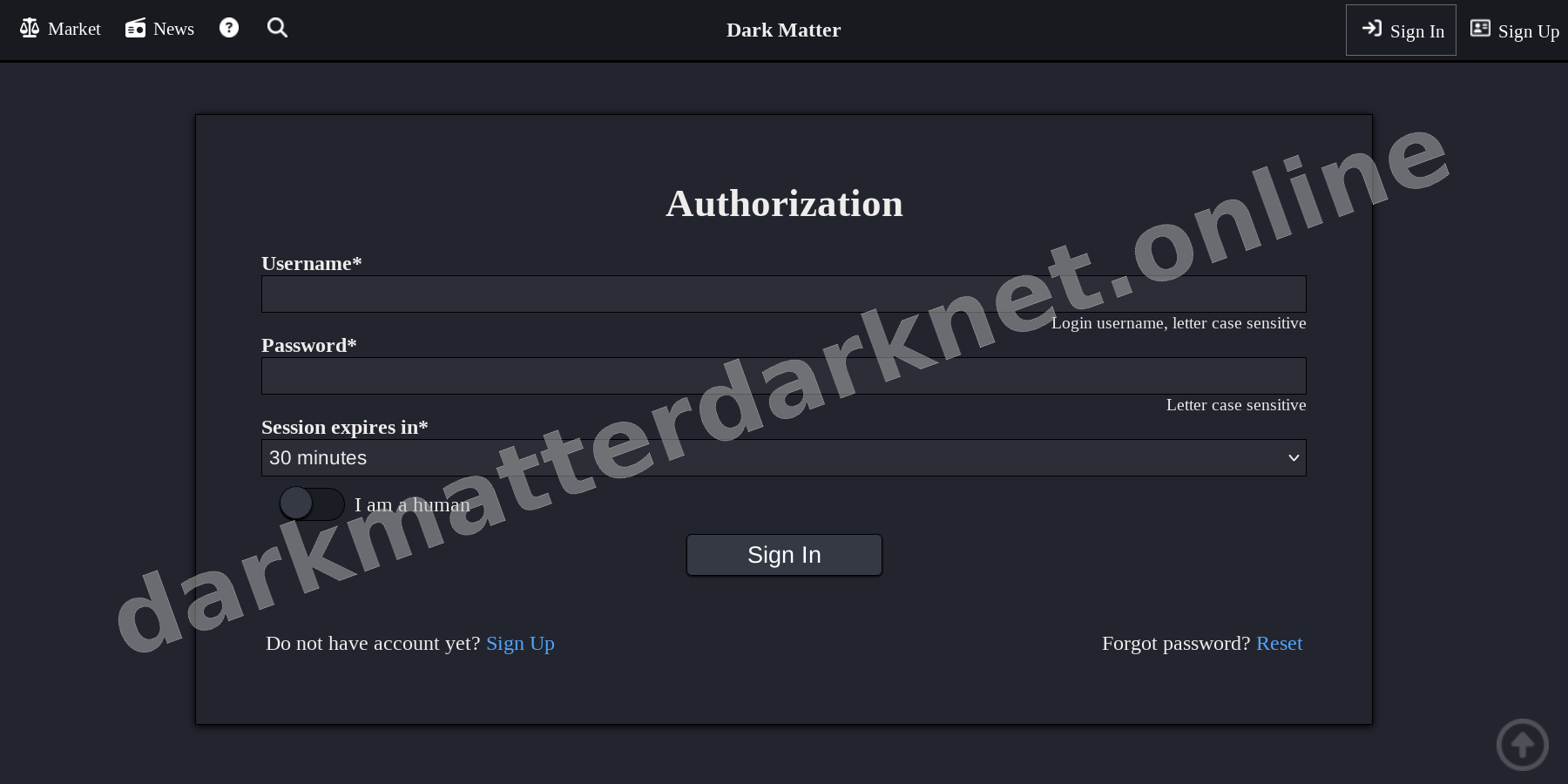 User Login Interface